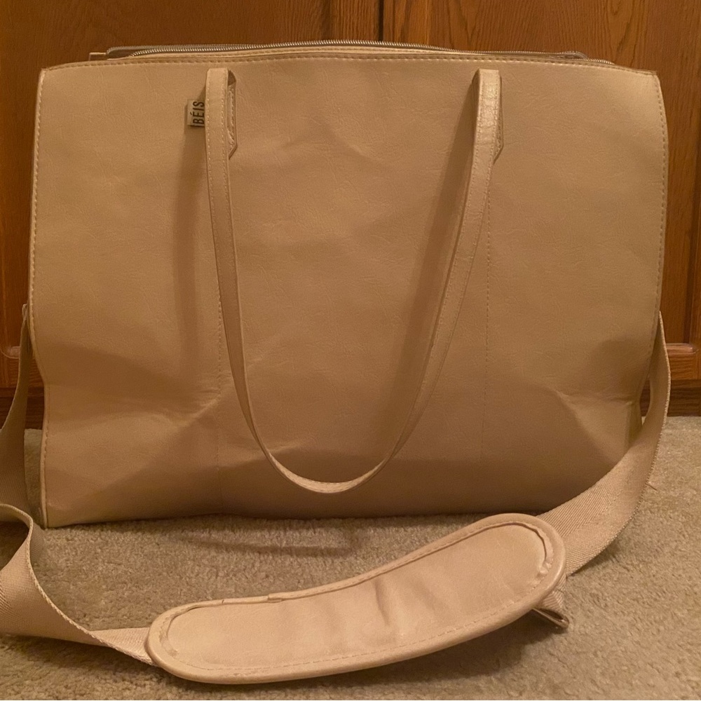 Beige Beis Work Tote